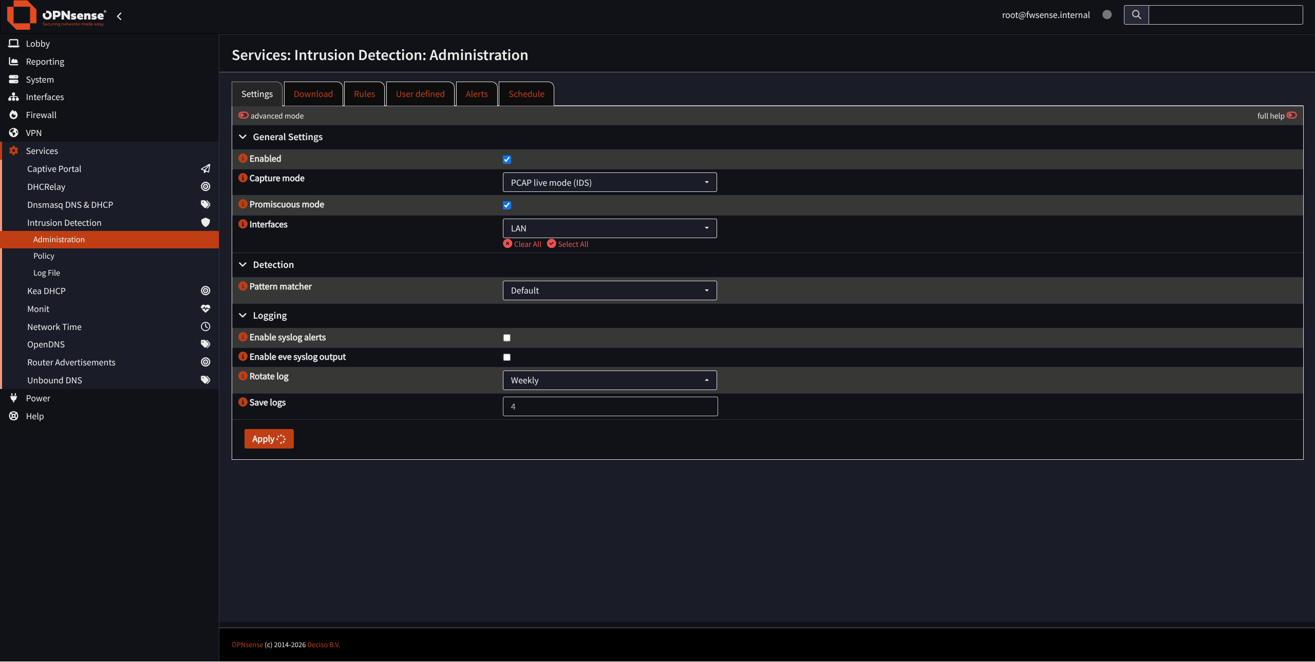 Suricata dashboard