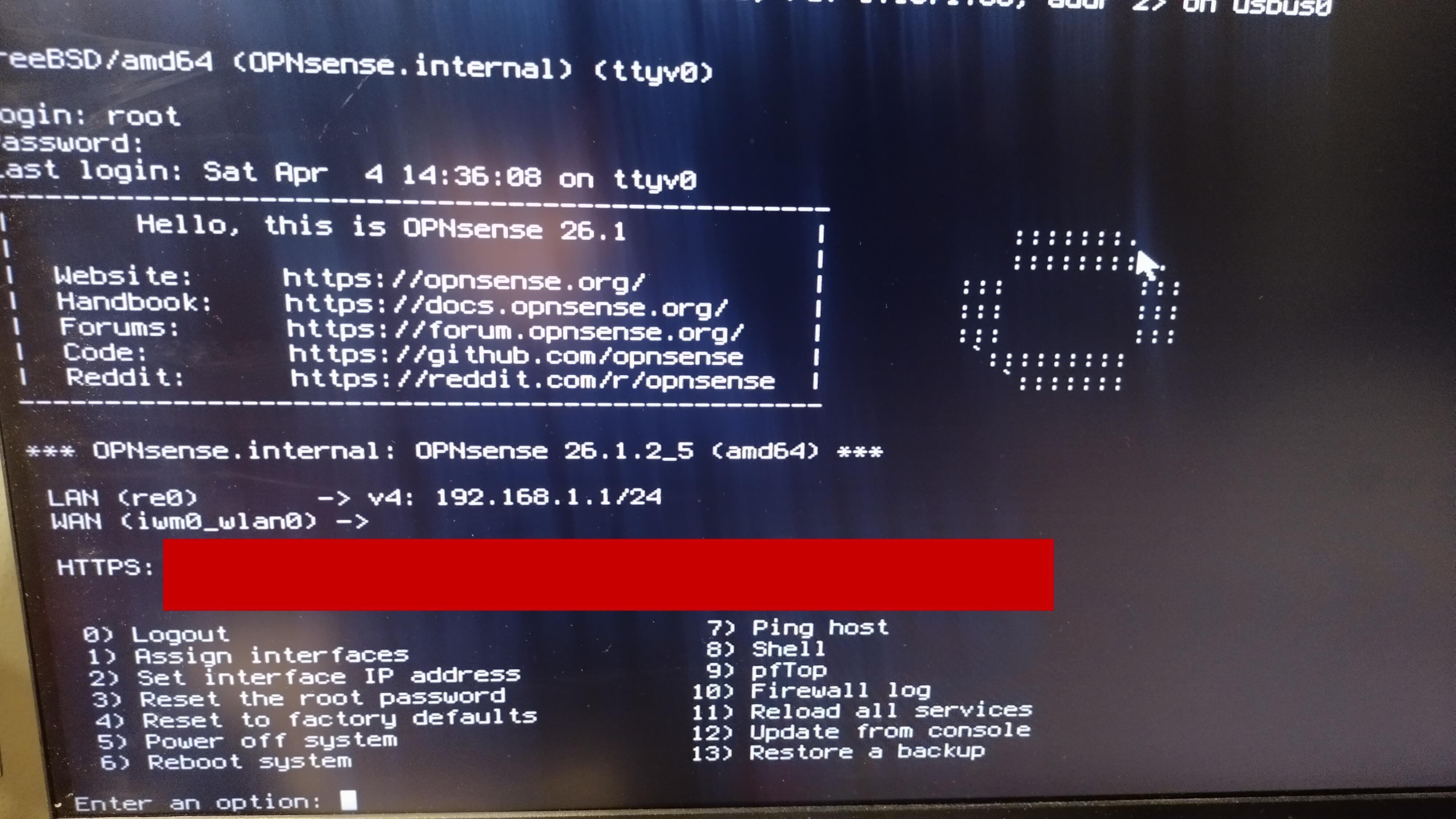 T630 OPNSense installation
